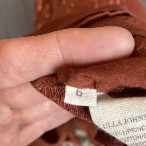 Ulla Johnson Samara Dress in Rust - Picture 5 of 7